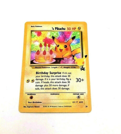 Happy Birthday Pikachu Pokemon 25th Anniversary Celebrations
