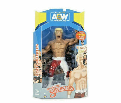 Cody Rhodes LJN RED Variant AEW Unrivaled Figure