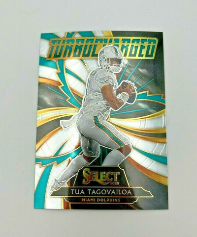 Tua Tagovailoa 2020 Select TurboCharged RC Rookie Insert Miami Dolphins
