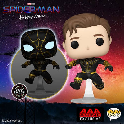 Funko Pop! Marvel Studios - Spider-Man No Way Home - Spider-Man Black Suit (AAA Anime Exclusive)