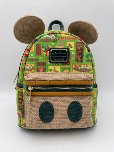 Loungefly Disney Parks Mickey Mouse Main Attraction Enchanted Tiki Room Backpack