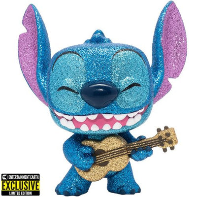 Funko Pop! Disney - Lilo & Stitch - Stitch with Ukulele (Diamond Collection) - Entertainment Earth Exclusive