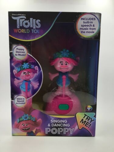 DreamWorks Trolls World Tour Singing & Dancing Poppy Voice & Sound Activated