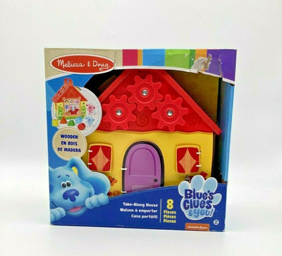 Melissa and Doug Blues Clues and You Take-Along House - 8 Pieces