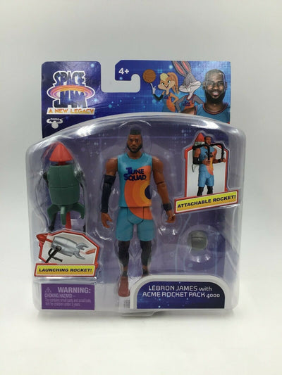 Space Jam A New Legacy Lebron James With Acme Rocket Pack 5" Figure