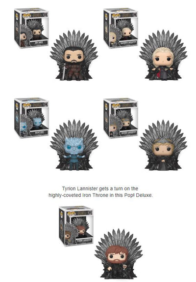 Game Of Thrones Deluxe Funko Pops