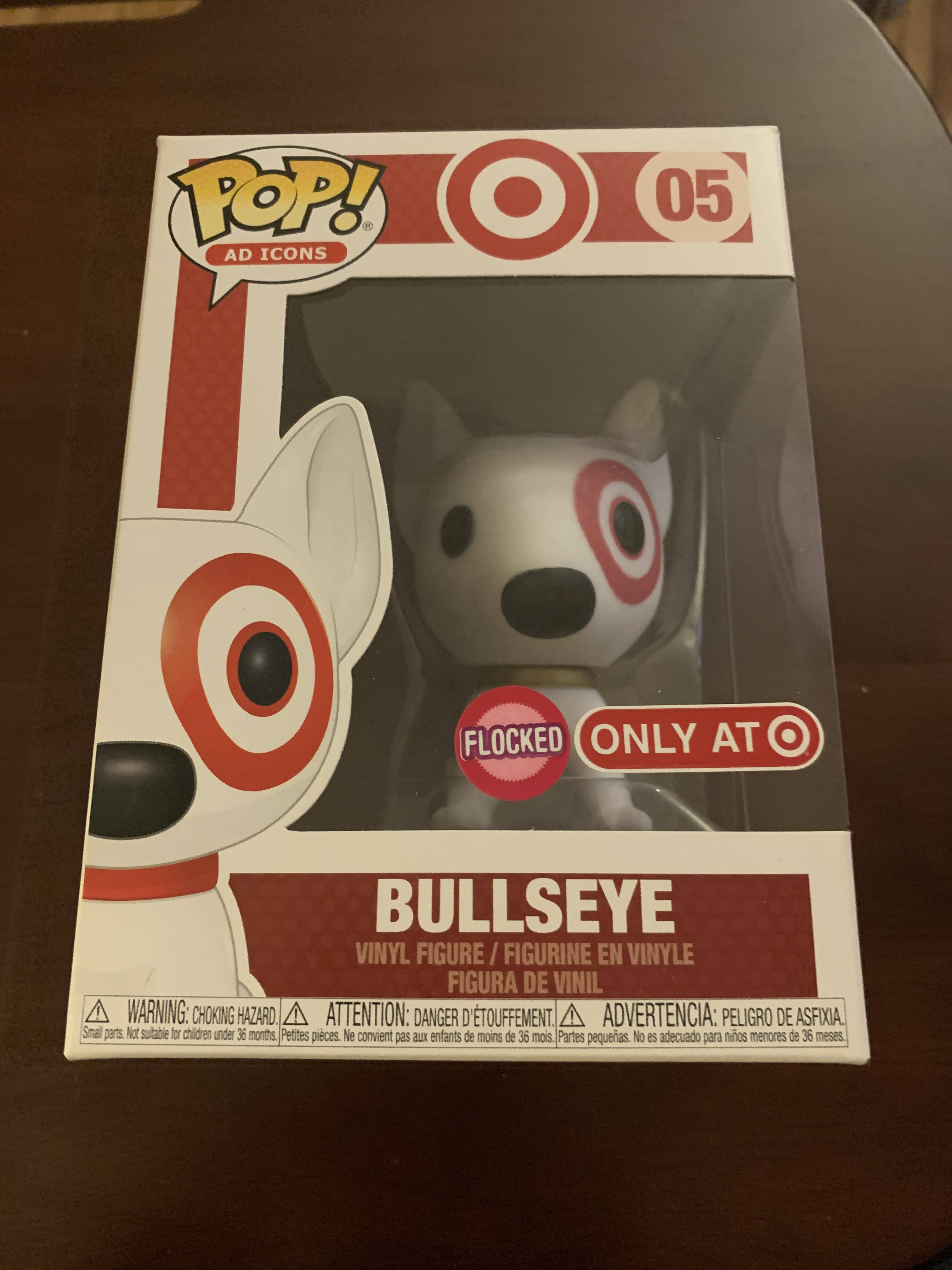 Flocked Bullseye Funko Pop Target Exclusive