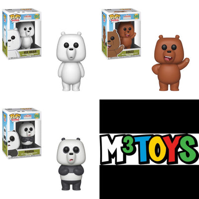 We Bare Bears Funko Pop BUNDLE