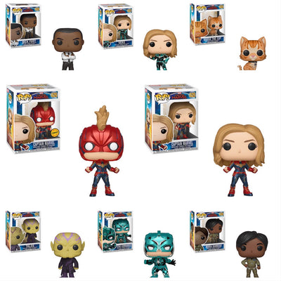 Captain Marvel Funko Pops