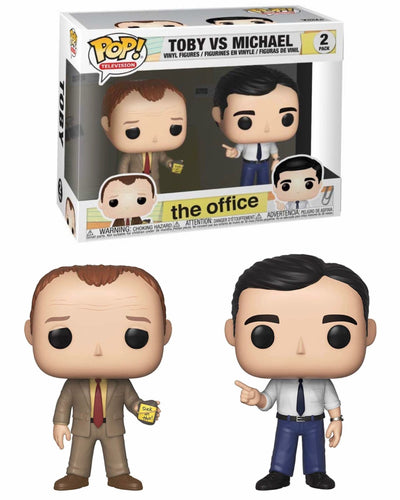 The Office Toby vs Michael (2 Pack) Funko Pop