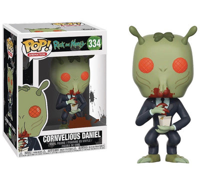 Rick and Morty Cornvelious Daniel w/Sauce #334 Funko Pop! Animation