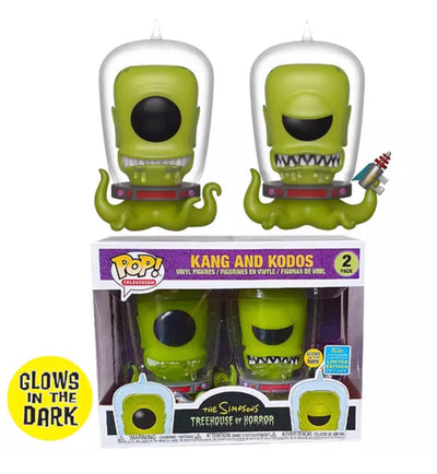 Kang And Kodos The Simpsons 2 Pack Funko Pop