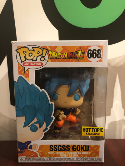 Funko Pop! Animation - DragonBall Super - SSGSS Goku (Hot Topic Exclusive)