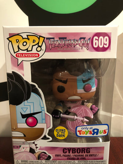 Funko Pop! Television - Teen Titans Go! - Cyborg (Glow In The Dark) (Toys R Us Exclusive)