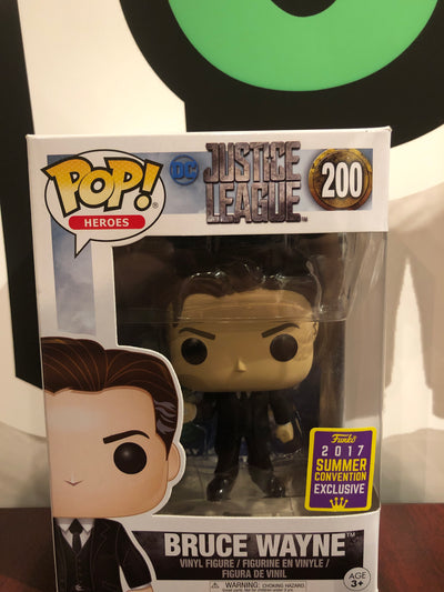 Funko Pop! Heroes - Justice League - Bruce Wayne (2017 Summer Convention Exclusive)