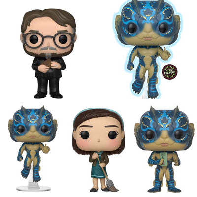 The Shape Of Water Funko Pop BUNDLE with CHASE