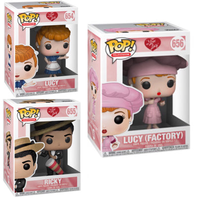 I Love Lucy Funko Pop BUNDLE