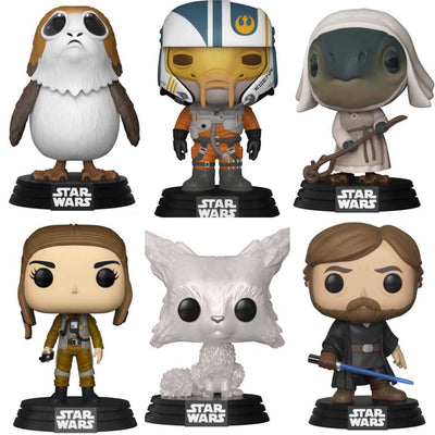 Star Wars The Last Jedi WAVE 2 Funko Pop BUNDLE