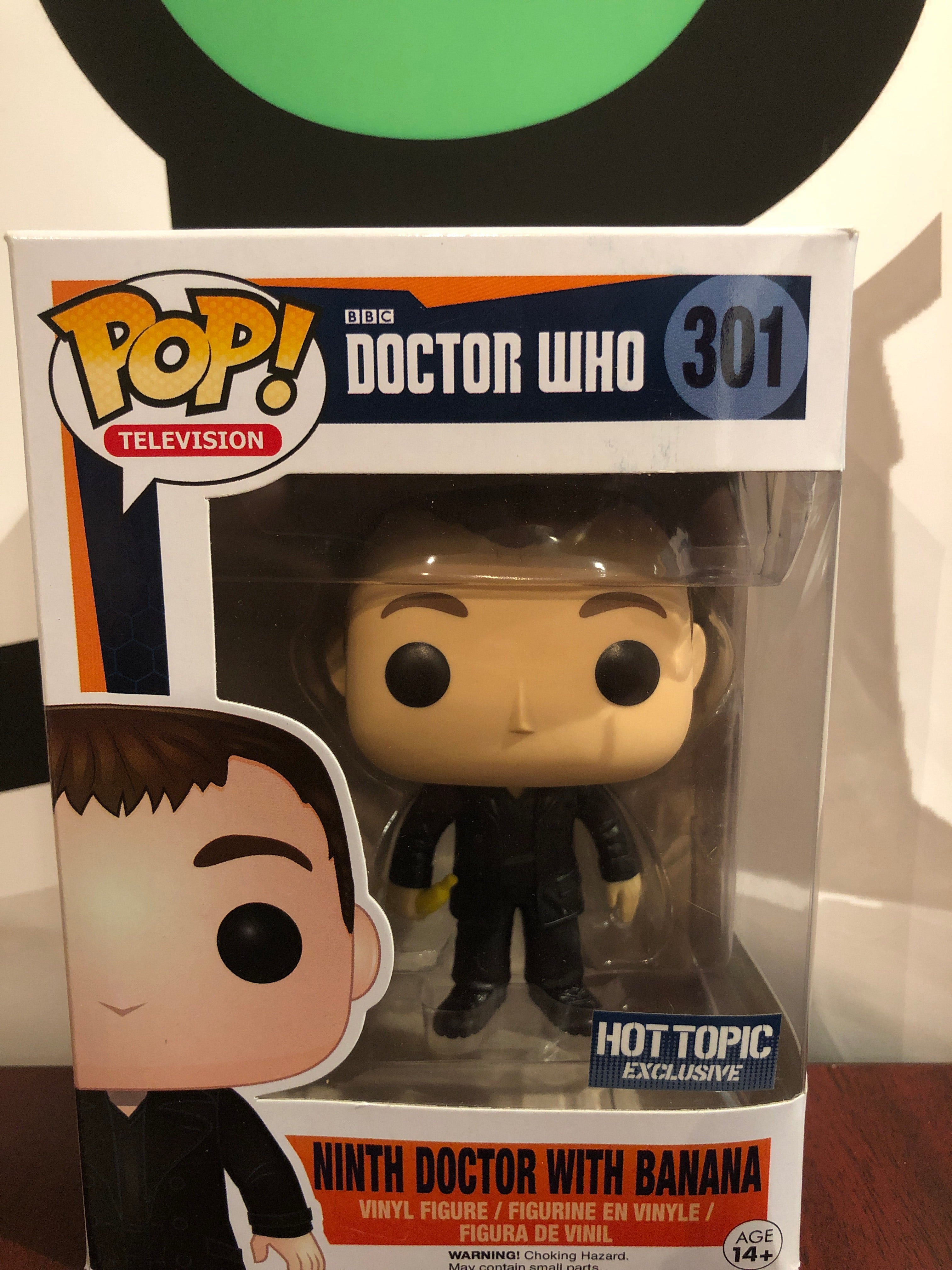 Funko Pop! Television - Doctor Who - Ninth Doctor With Banana (Hot Top