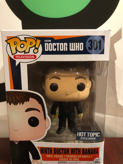Funko Pop! Television - Doctor Who - Ninth Doctor With Banana (Hot Topic Exclusive)