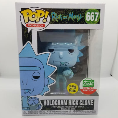 Funko Pop! Animation - Rick and Morty - Hologram Rick Clone
