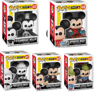 Mickey Mouse 90th Anniversary Funko Pop BUNDLE