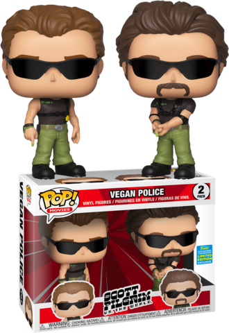 Scott Pilgrim VS The World Vegan Police 2 Pack Funko Pop