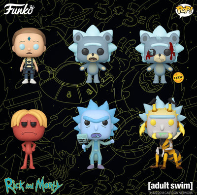 Rick and Morty Funko Pops (New Wave)
