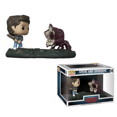 Stranger Things Steve and Demodog TV Moment Funko Pop