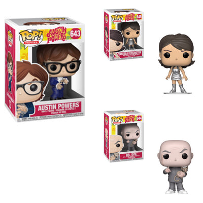 Austin Powers Funko Pop BUNDLE