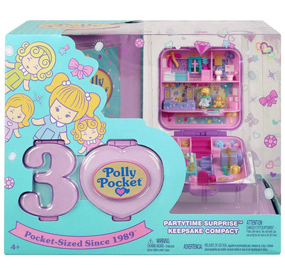 Polly Pocket Partytime Surprise Keepsake Compact 30th Anniversary