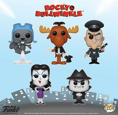 Rocky and Bullwinkle Funko Pop BUNDLE