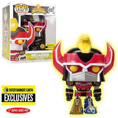 Megazord Power Rangers 6 inch Glow In The Dark Funko Pop