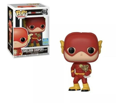 Sheldon as Flash Big Bang Theory Shared SDCC 2019 Funko Pop