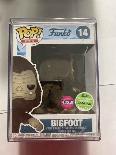 Funko pop! Myths: Brown Flocked Bigfoot 2018 spring convention exclusive LE 3000